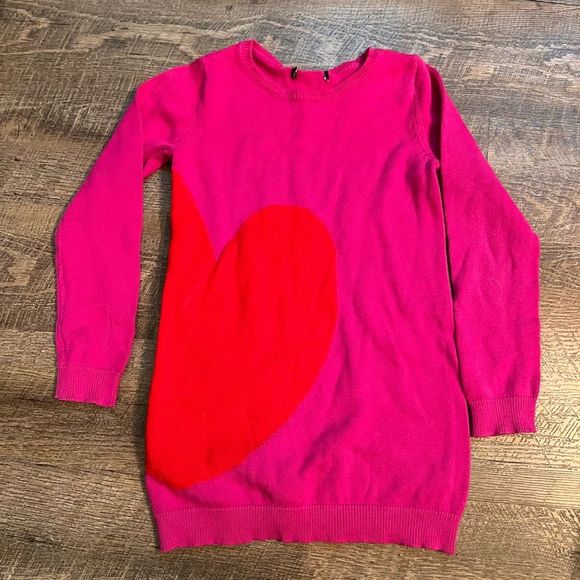 Other - Girls size 3T pink sweater dress with heart